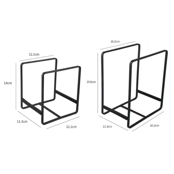 1pc Kitchen Cabinet Plate Storage Countertop Dish Rack Drawer Dinner Plate Partition Drain Rack Layered Storage Rack Accessories - Image 2