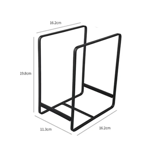 1pc Kitchen Cabinet Plate Storage Countertop Dish Rack Drawer Dinner Plate Partition Drain Rack Layered Storage Rack Accessories - Image 7