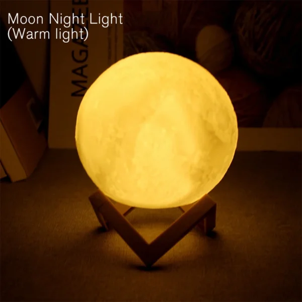 Galaxy Moon Lamp – LED Night Light for Bedroom & Gifts - Image 9