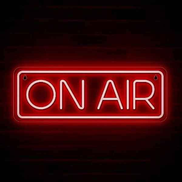On Air Neon LED Sign – Studio & Recording Room Wall Light - Image 3