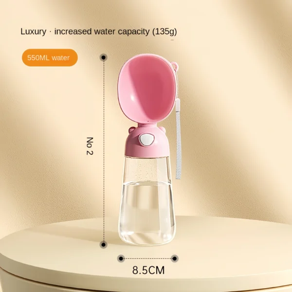 2-in-1 Portable Pet Water Bottle & Food Dispenser for Dogs & Cats – Travel Friendly - Image 8