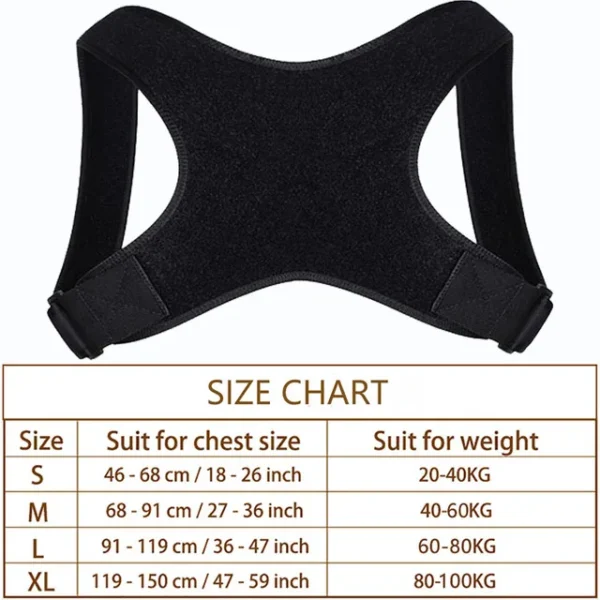 Invisible Adjustable Back Posture Corrector – Shoulder & Clavicle Support - Image 7