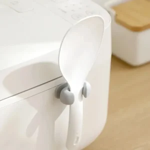 Silicone Rice Spoon Holder – Wall-Mounted Kitchen Rack Shelf