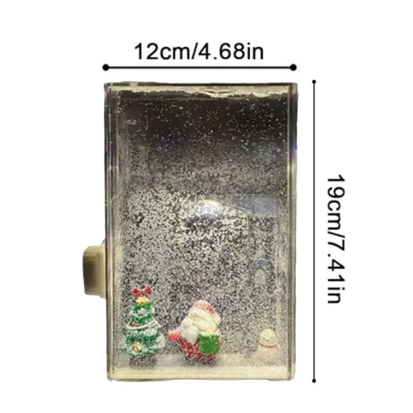 Handmade Snowy Night Light – Christmas Desk Lamp for Girls - Image 7
