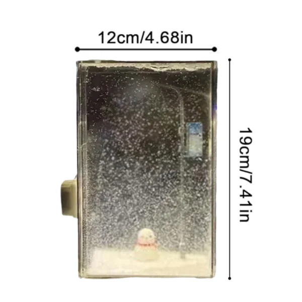 Handmade Snowy Night Light – Christmas Desk Lamp for Girls - Image 11