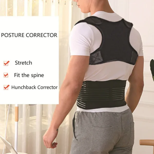 Invisible Adjustable Back Posture Corrector – Shoulder & Clavicle Support - Image 2