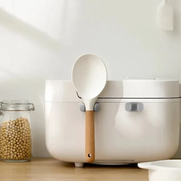 Silicone Rice Spoon Holder – Wall-Mounted Kitchen Rack Shelf - Image 6