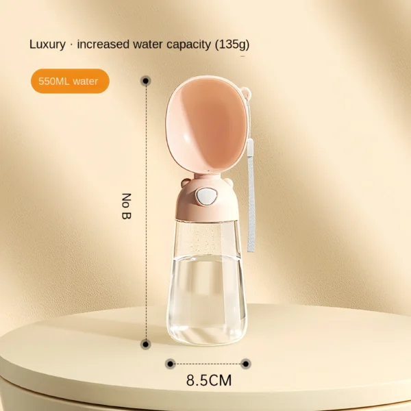 2-in-1 Portable Pet Water Bottle & Food Dispenser for Dogs & Cats – Travel Friendly - Image 7